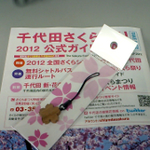 2012/03/30 さくら祭りパンフと桜のストラップ