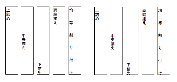 テキストボックスの設定