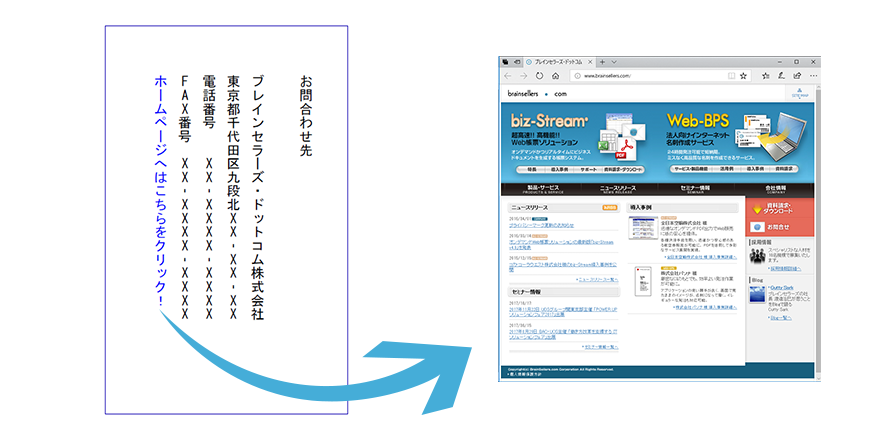 LinkVerticalLabelサンプル1
