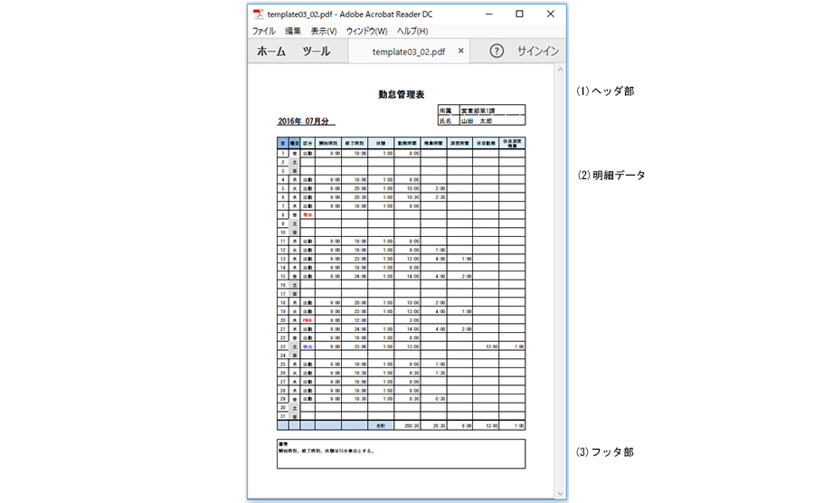 勤怠管理
