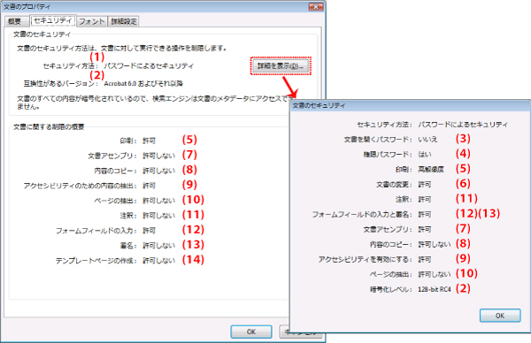 Adobe Readerのセキュリティプロパティ